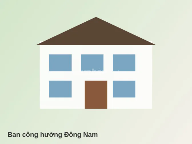 Bán căn hộ 2 phòng ngủ 68m2, ban công thoáng, gần trường học