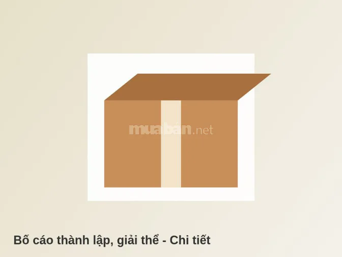 Bố cáo thành lập, giải thể, thông tin chi tiết bên trong, Quận Hoàng