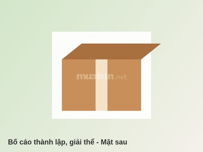 Bố cáo thành lập, giải thể, thông tin chi tiết bên trong, Quận Hai Bà